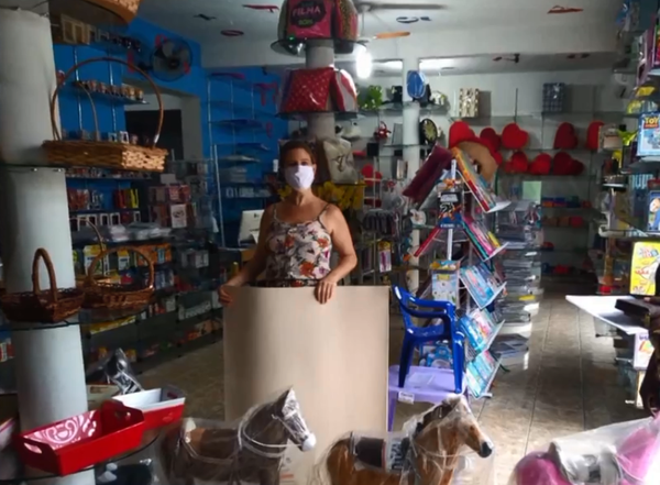 A comerciante Cristiani Perin Scardua utilizou 