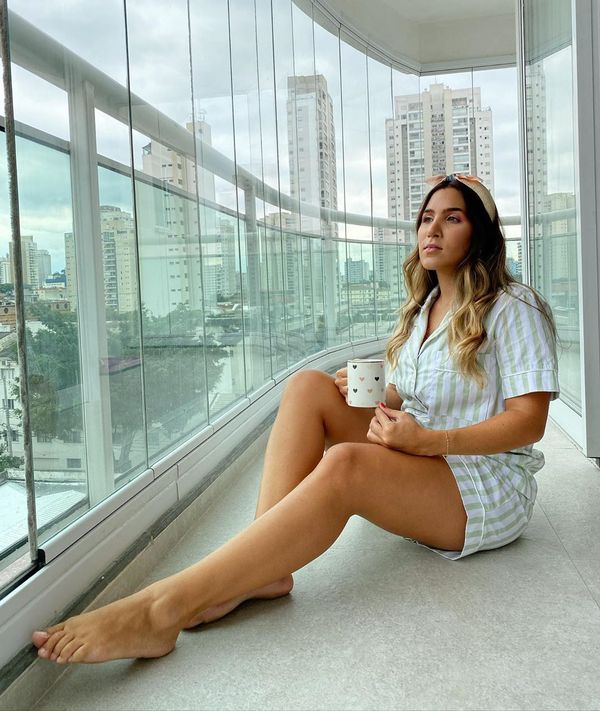 A marca "Sonhos de Algodão" parece que saiu do Pinterest! por Reprodução Instagram @pijamasonhosdealgodao