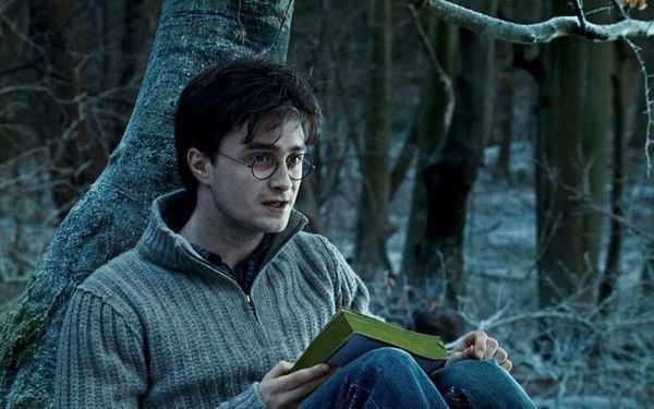 Daniel Radcliffe como o personagem Harry Potter
