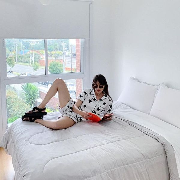 "Duran" tem opções que são a cara do home office. por Reprodução Instagram @duranloungewear