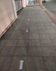 Prefeitura da Serra pinta faixas no chão para manter distanciamento social nas filas da caixa(Prefeitura da Serra/Divulgação)