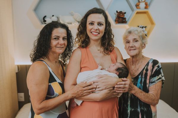 Liandra Zanetti, jornalista, teve a pequena Alice no dia 26 de março de 2020, em meio a pandemia
