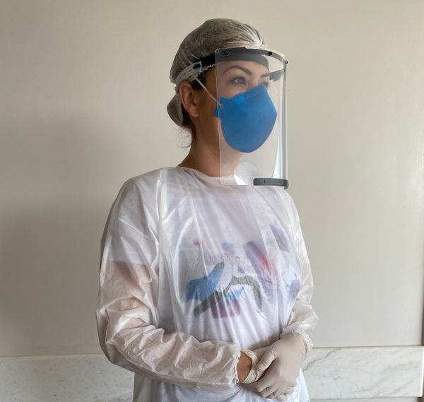 A infectologista  Marina Da Rós Malacarne trabalha na linha de frente contra o coronavírus