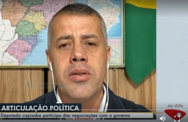 Deputado federal Evair de Melo em entrevista à TV Gazeta