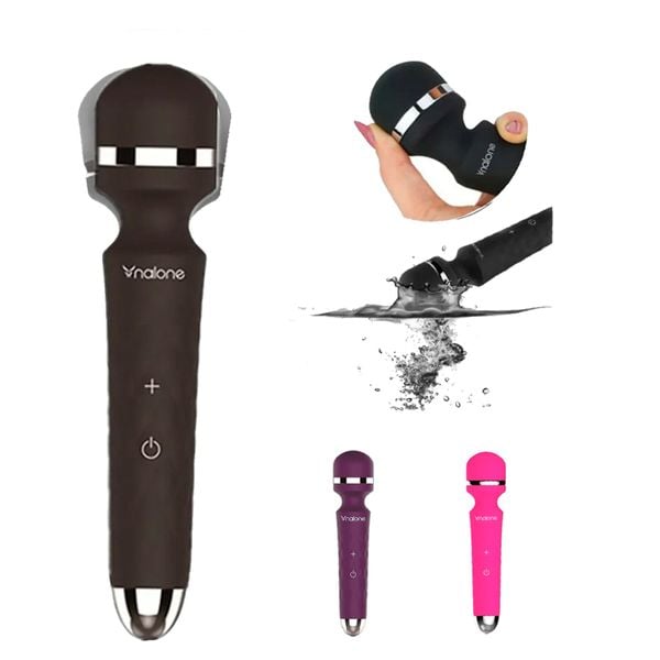 Vibrador estimulador Rock Nalone  Vibrador sem fio com sete modos de vibração cintilantes. A cabeça de silicone acaricia as regiões com vibrações intensas. A superfície texturizada facilita o controle. Usar com um lubrificante à base de água! Preço: R$ 519,90 (ou 3x de R$ 173,30). por  Divulgação/Butique Bella