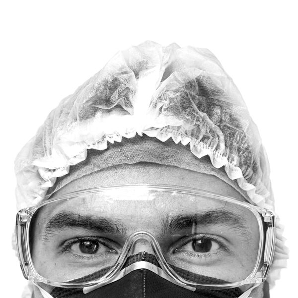 Fotografias do Projeto "Olha pra mim" com profissionais de saúde por Thiago Santos