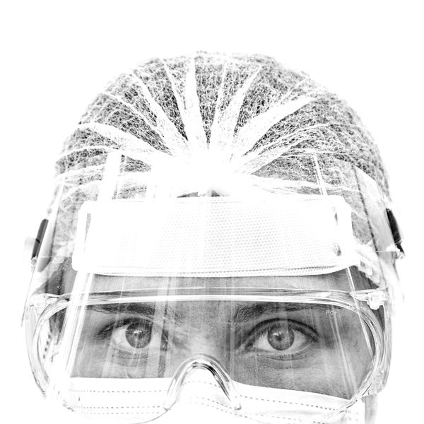 Fotografias do Projeto "Olha pra mim" com profissionais de saúde por Thiago Santos