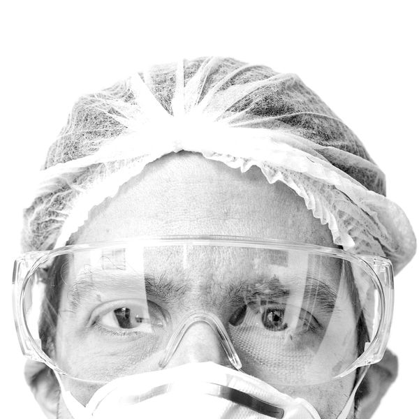 Fotografias do Projeto "Olha pra mim" com profissionais de saúde por Thiago Santos