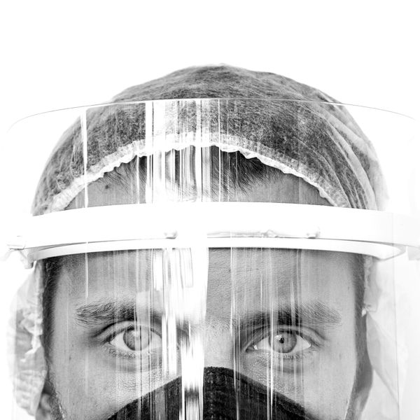 Fotografias do Projeto "Olha pra mim" com profissionais de saúde por Thiago Santos