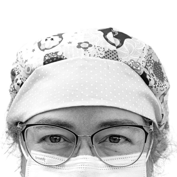 Fotografias do Projeto "Olha pra mim" com profissionais de saúde por Thiago Santos