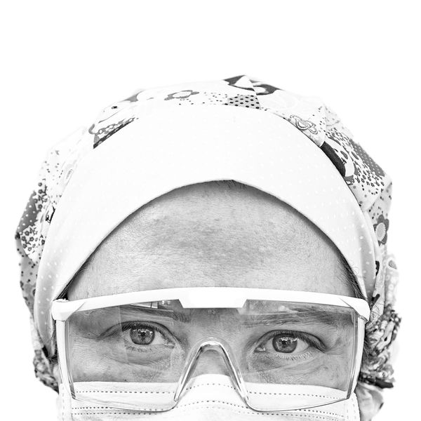 Fotografias do Projeto "Olha pra mim" com profissionais de saúde por Thiago Santos