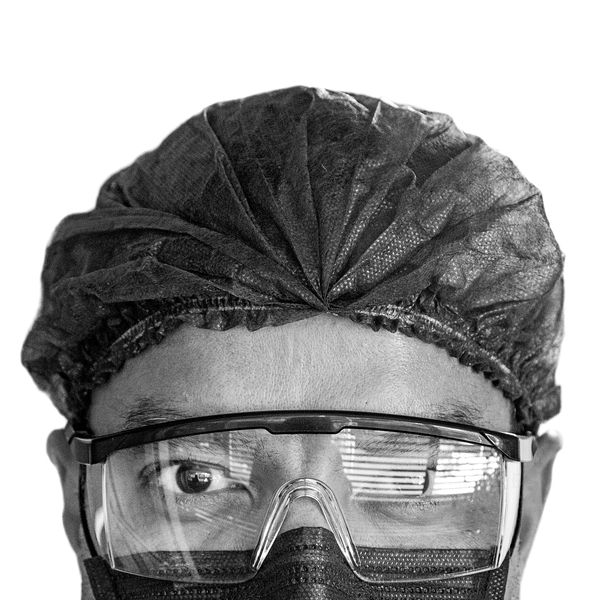 Fotografias do Projeto "Olha pra mim" com profissionais de saúde por Thiago Santos