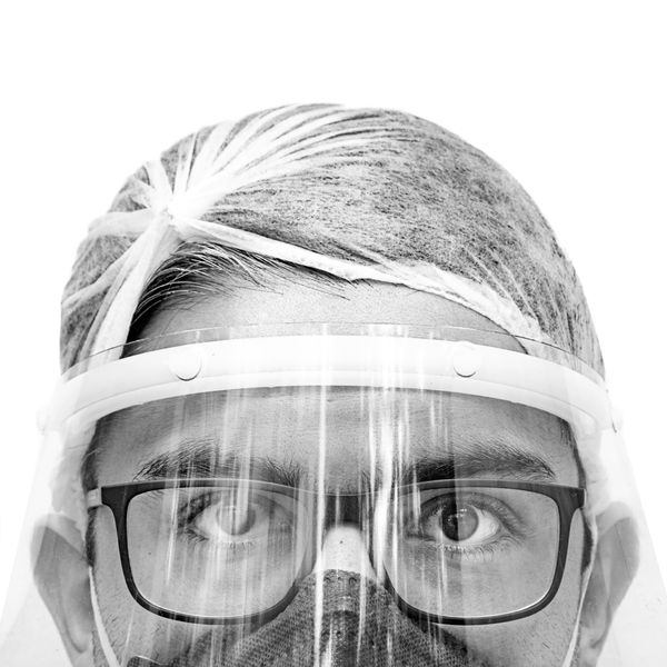 Fotografias do Projeto "Olha pra mim" com profissionais de saúde por Thiago Santos