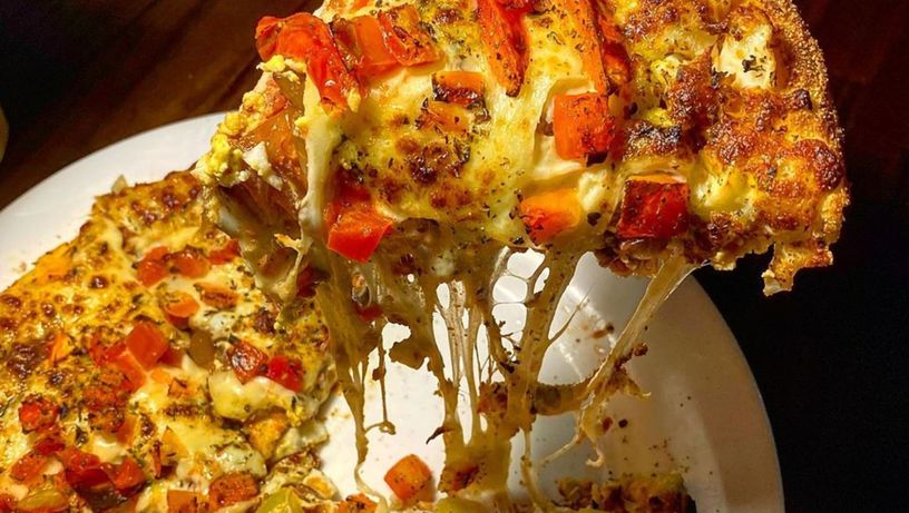 Pizza da Red Elephant, em Vitória