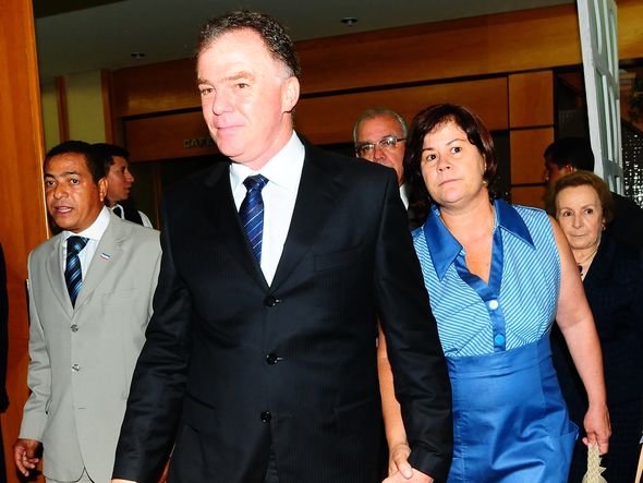 22/02/2011 - Virginia acompanhando Renato Casagrande, governador do Estado (PSB), na abertura do seminário Planejamento Estratégico 2011-2014 no Centro de Convenções por Edson Chagas/Arquivo A Gazeta