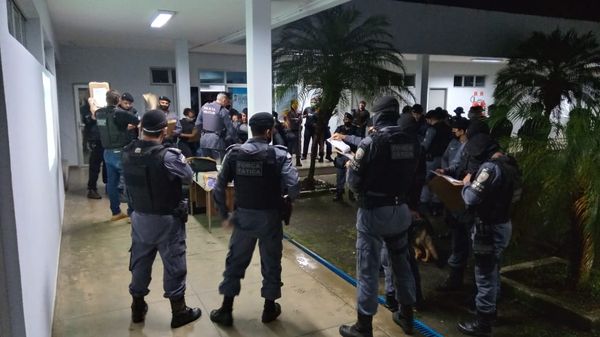 A operação contou com o apoio de policiais militares, membros da Sejus e também do Notaer