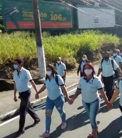 Rodoviários voltam a protestar em Vitória