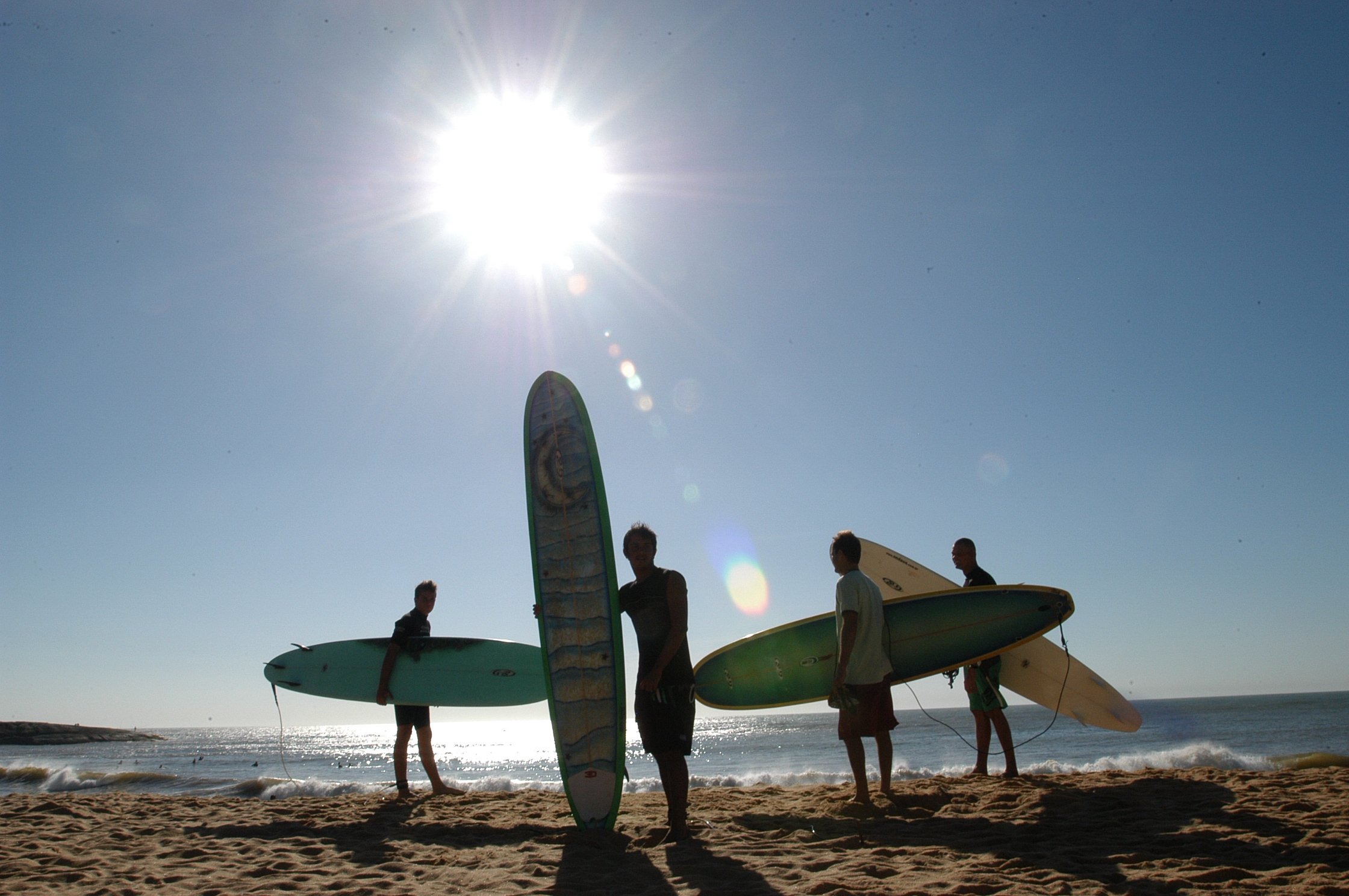 Data: 18/01/2007 - ES - Vila Velha - Surfistas de longboard capixabas. - Editoria: Esporte - Foto: Carlos Alberto da Silva - GZ.