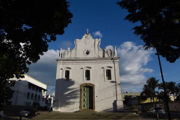 Igreja do Rosário, na Prainha de Vila Velha
