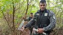 Policiais apreenderam uma metralhadora de fabricação caseira na ação(Divulgação/Sesp)