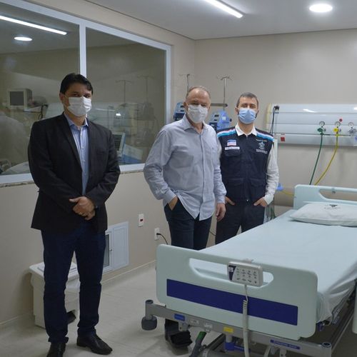 Dos 741 leitos de UTI dos hospitais particulares do Estado, 63% estão ocupados por pacientes com diversas doenças, inclusive Covid-19