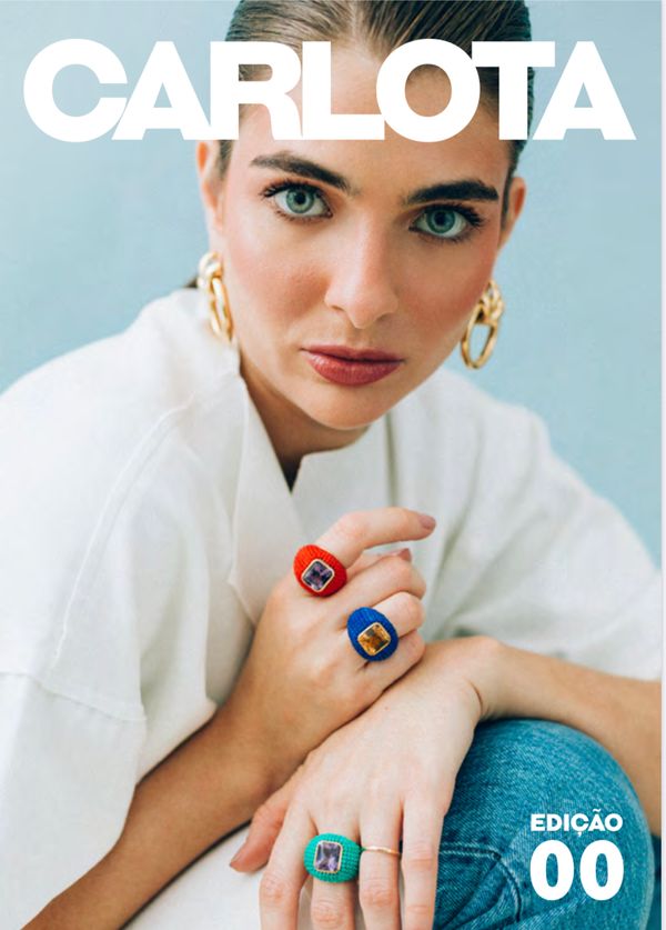 Maria Frering, neta de Carmen Mayrink Veiga, posa para a primeira edição da revista Carlota, de Portugal