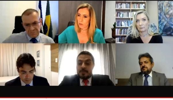 Sessão virtual do plenário que decidiu por abrir processo administrativo para investigar a conduta de promotor do Espírito Santo