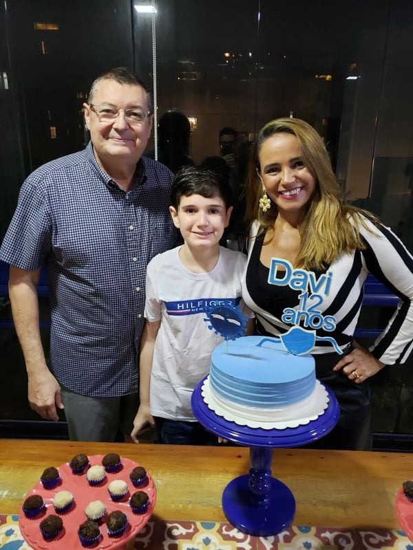 Jorge e Bianca Nicchio: celebrando os 12 anos do filho Davi com o tema Coronavírus