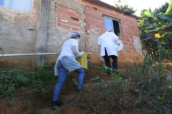 Profissionais de saúde realizam a segunda etapa do inquérito sorológico. Em Viana o primeiro bairro visitado foi Vila Betânia II. por Ricardo Medeiros