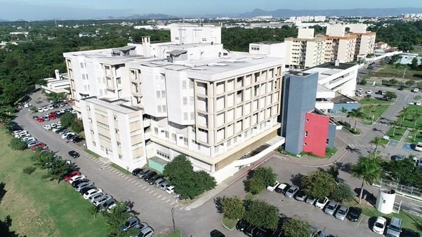 Hospital Dr Jayme Santos Neves possui contêineres para atender ao provável aumento da demanda para os casos de Covid-19