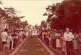 1982: Procissão passando pela rua Frei Manoel (Arquivo Pessoal)