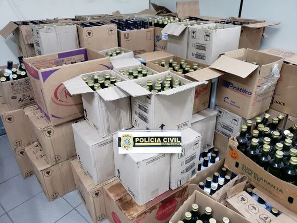Apreensão de mais de mil frascos de azeite adulterados