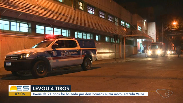 Guarda de Vila Velha socorreu e levou homem baleado para o hospital Antonio Bezerra de Farias