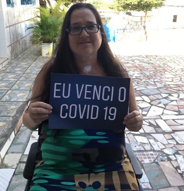 Janete Rissari, moradora da Serra que venceu a Covid-19 