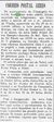Notícia do Diário da Manhã de 02 de março de 1928, sobre a inauguração de um escritório da Aeropostale em Vitória
