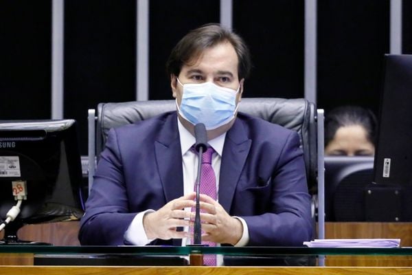 Rodrigo Maia, presidente da Câmara dos Deputados, em meio à pandemia do coronavírus