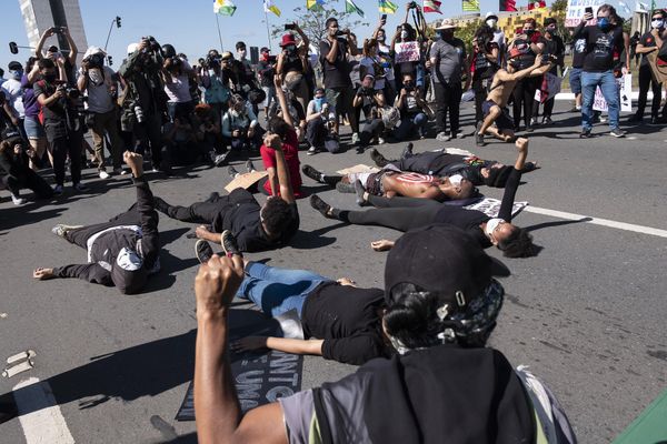 Manifestação contra o governo Jair Bolsonaro e a favor da democracia em Brasília neste domingo (07)