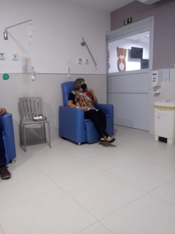Rosa Maioli procurou um hospital após 5 dias de sintomas