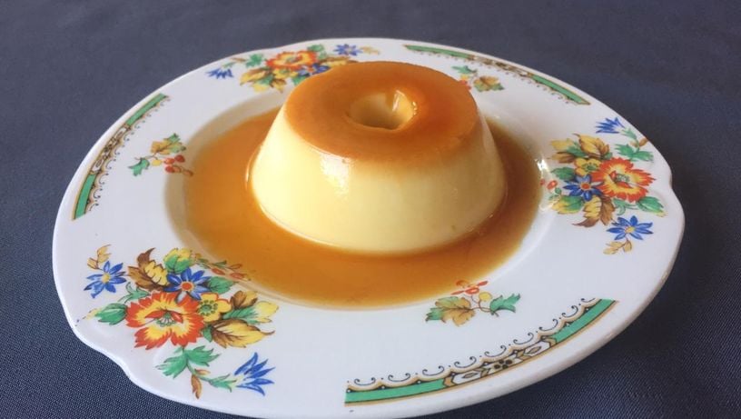 Pudim de leite condensado do restaurante Gabê Family Food