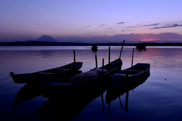 Entardecer na Ilha das Caieiras, em Vitória por Fernando Madeira
