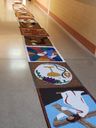 Tapetes de Corpus Christi com materiais recicláveis produzidos por detentas de Colatina(Divulgação)