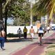Movimento de pessoas durante a pandemia de Coronavírus na Praia de Itaparica, Vila Velha
