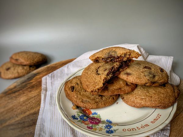 Cookies de chocolate, por Joelma Celestrini