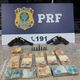 Imagem - PRF apreende armas, munições e R$ 45 mil escondidos em carro, na Serra