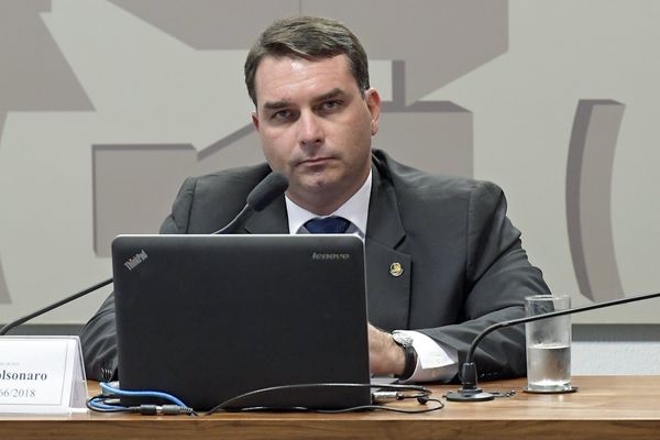 Data: 09/05/2019 - Brasília - DF - Senador Flávio Bolsonaro (PSL- RJ) - Editoria: Política - Foto: Waldemir Barreto/Agência Senado - GZ