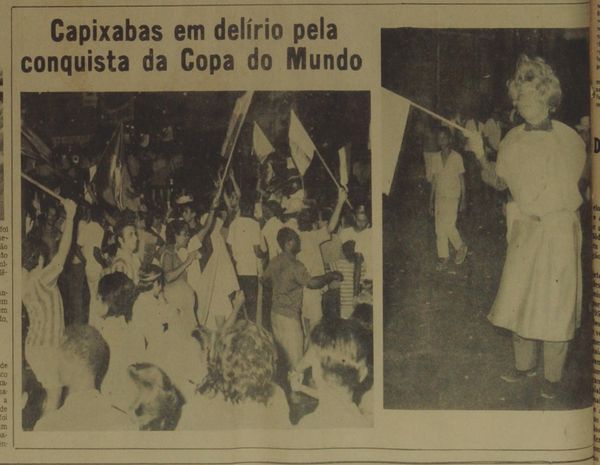 E claro, A Gazeta não poderia deixar de registrar a festa dos capixabas pelas ruas de Vitória após a conquista da Seleção.
