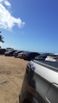 Vias que dão acesso as praias de Manguinhos estão cheias de carros(Internauta)