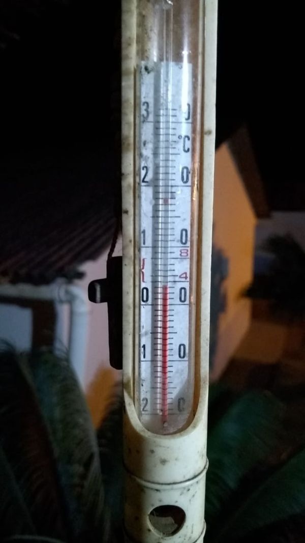 Em Santa Maria do Jetibá o frio também não deu trégua na madrugada desta terça