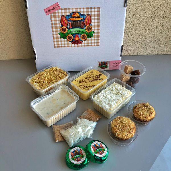 Kit junino da doceria Alfajor da Anita