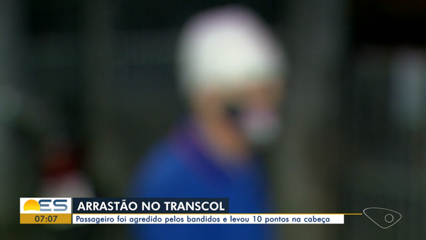 Passageiro foi ferido com uma coronhada e preciso levar 10 pontos na cabeça